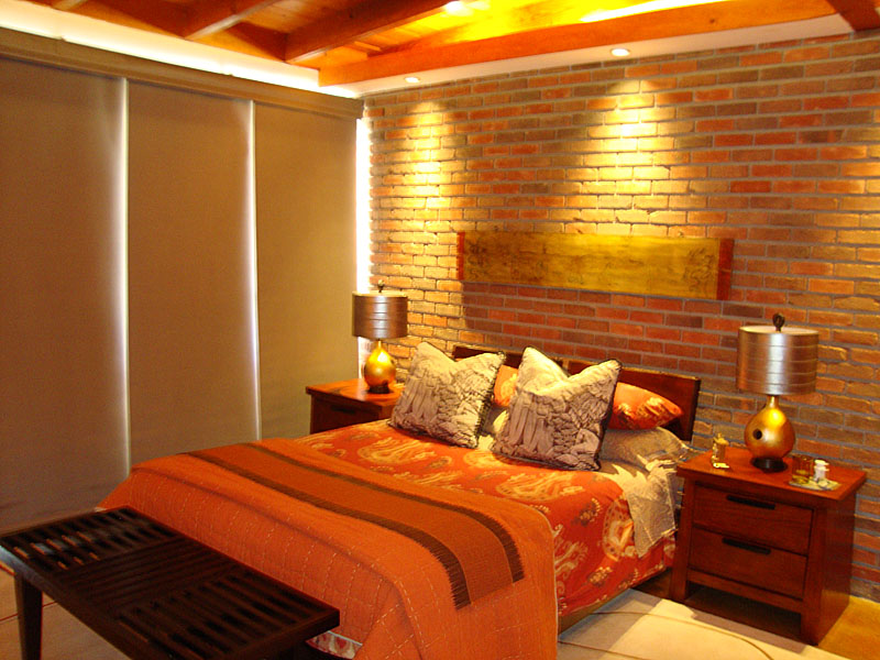 New York loft-style with panel track curtains