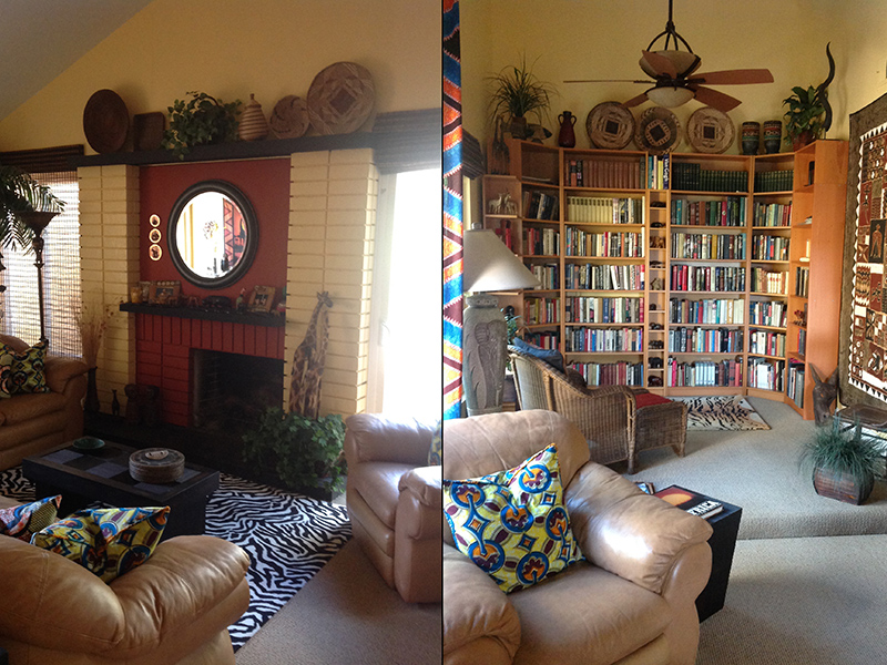 Library at Ruble Residence